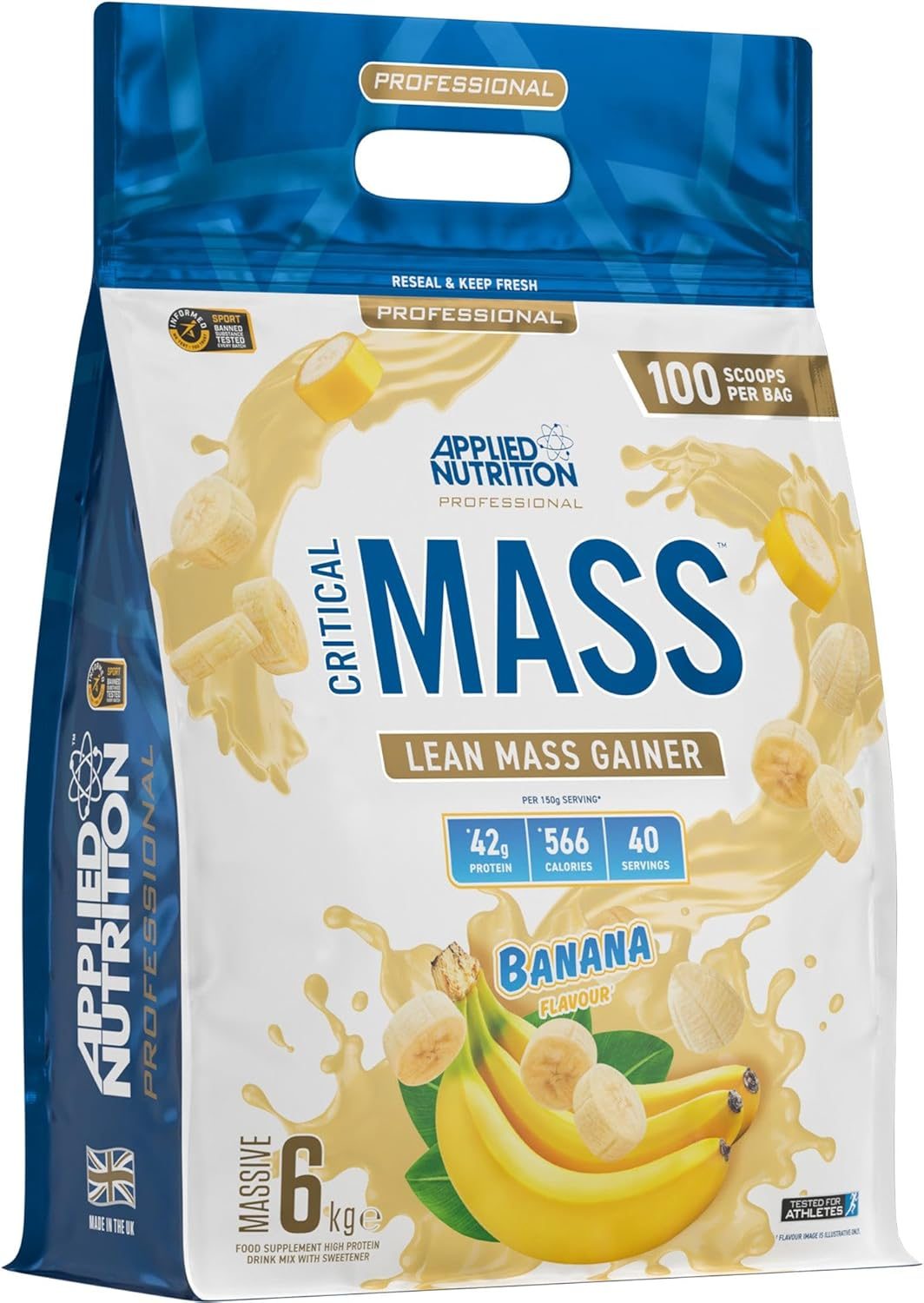 Applied Nutrition Critical Mass Professional - Banana 6kg