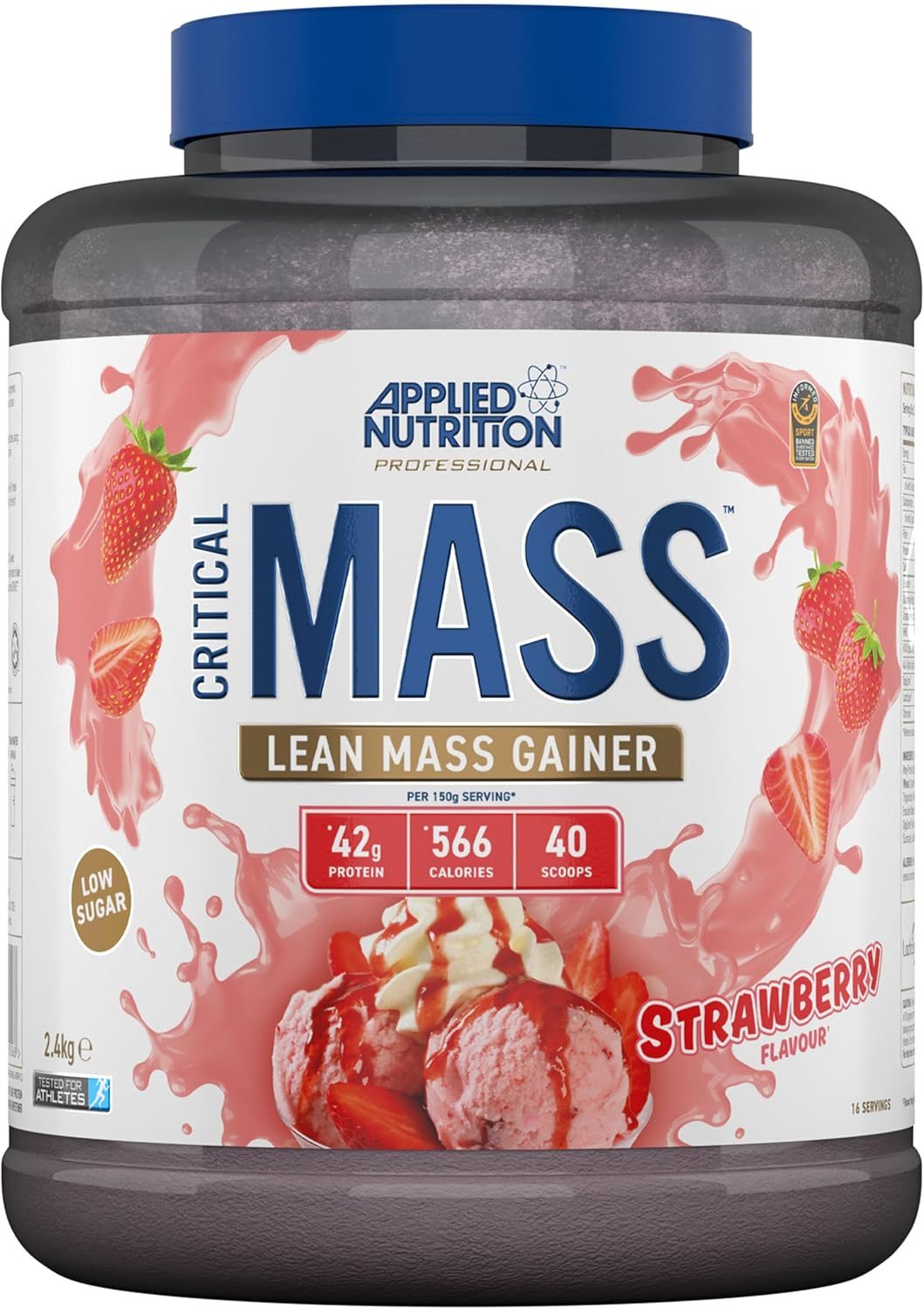 Applied Nutrition Critical Mass Professional - Strawberry 2.4kg