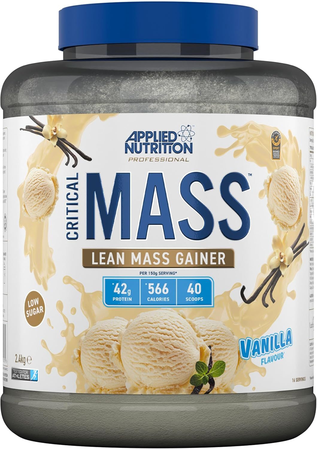 Applied Nutrition Critical Mass Professional - Vanilla 2.4kg