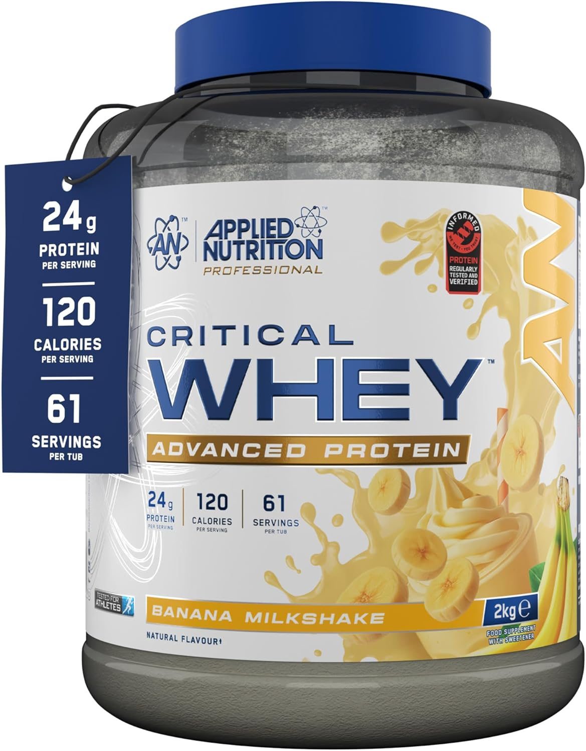 Applied Nutrition Critical Whey - Banana Milkshake 2kg