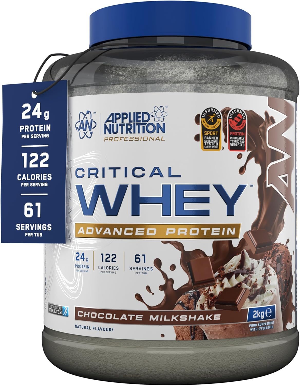 Applied Nutrition Critical Whey - Chocolate Milkshake 2kg