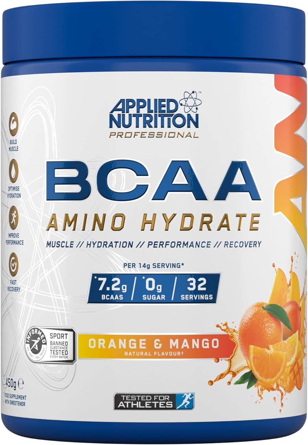 Applied Nutrition Bcaa Amino Hydrate - Orange & Mango 450g