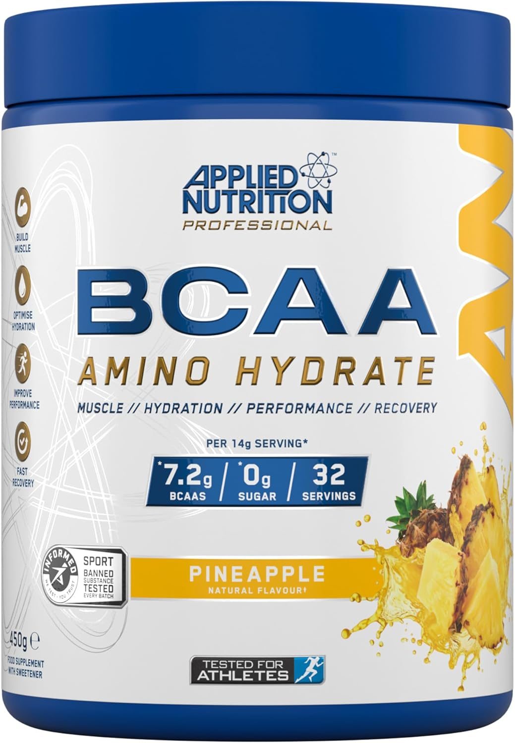 Applied Nutrition Bcaa Amino Hydrate - Pineapple 450g