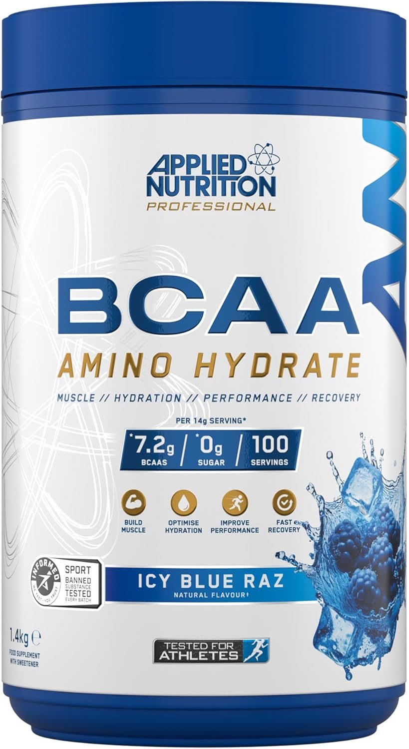 Applied Nutrition Bcaa Amino Hydrate - Icy Blue Raz 1.4kg
