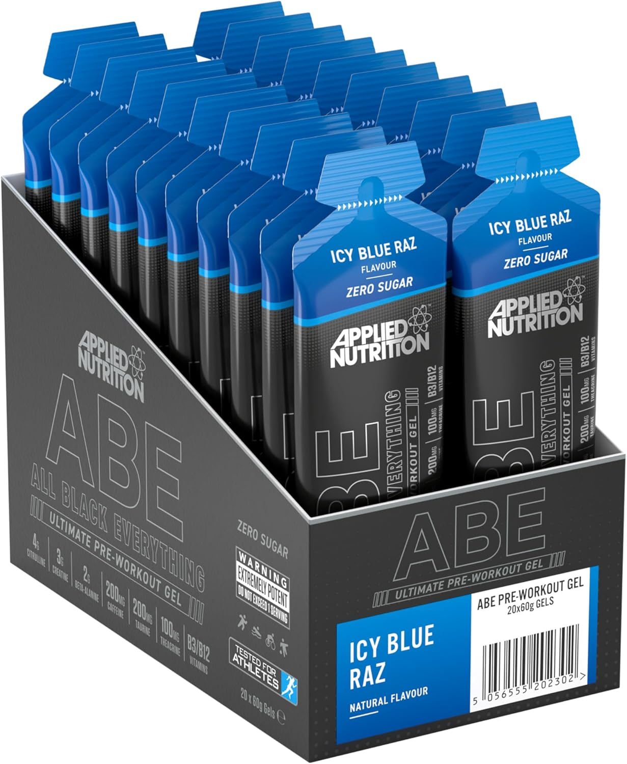 Applied Nutrition Abe Pre Workout Gel (20x60g) - Icy Blue Raz