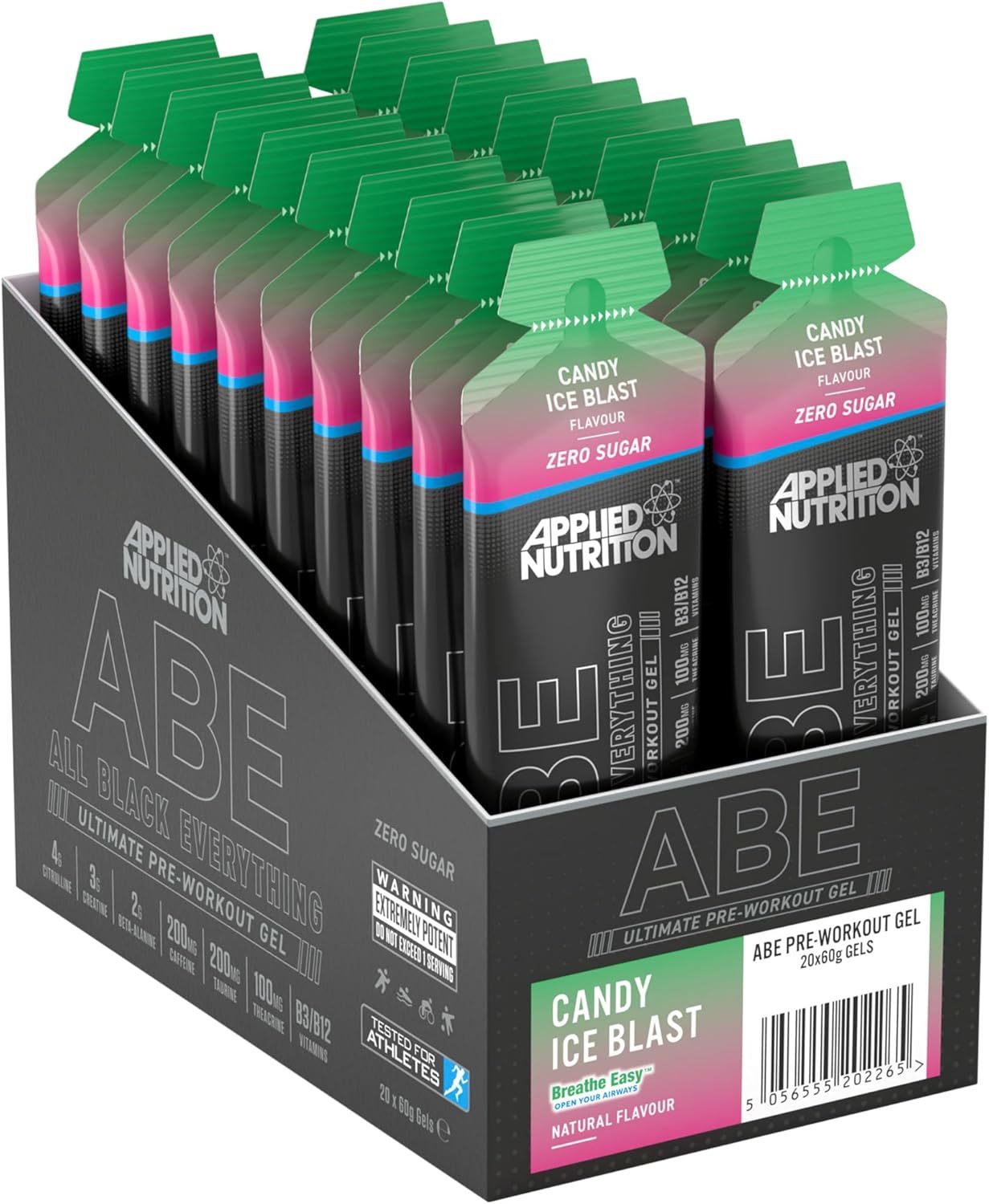 Applied Nutrition Abe Pre Workout Gel (20x60g) - Candy Ice Blast