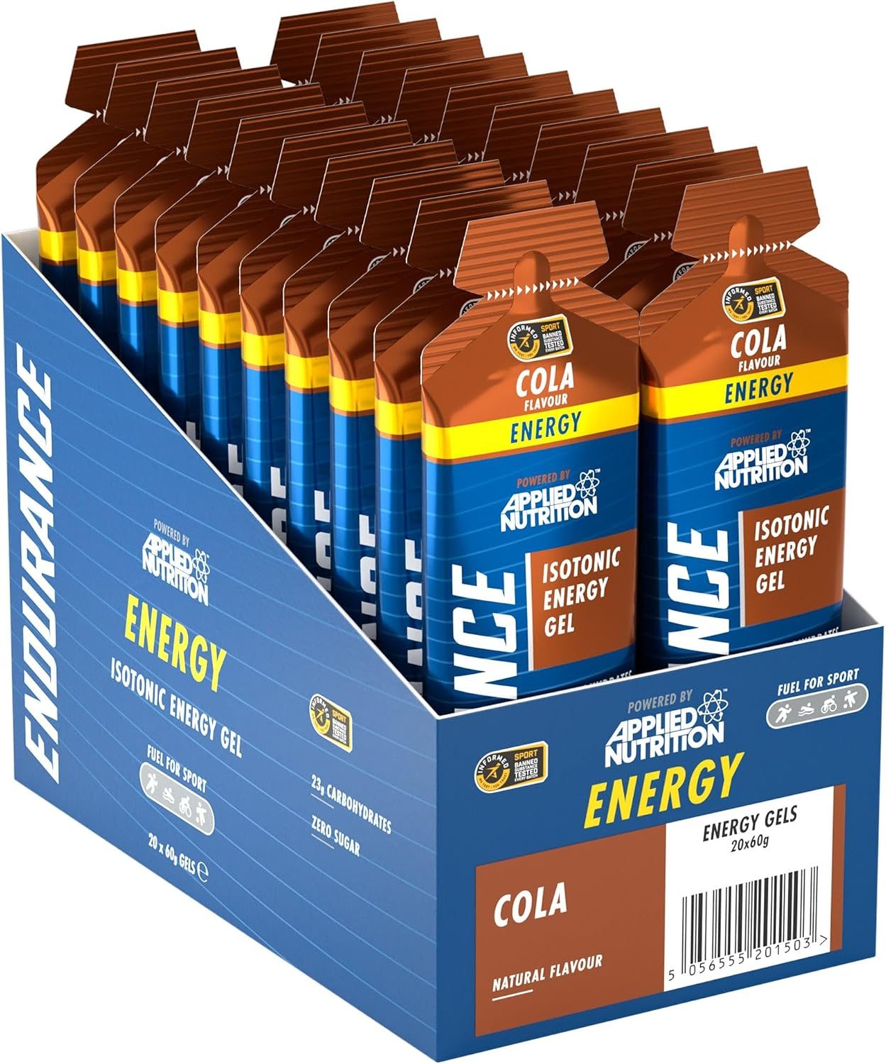 Applied Nutrition Endurance Velocity Energy Gel (20x60g) - Cola