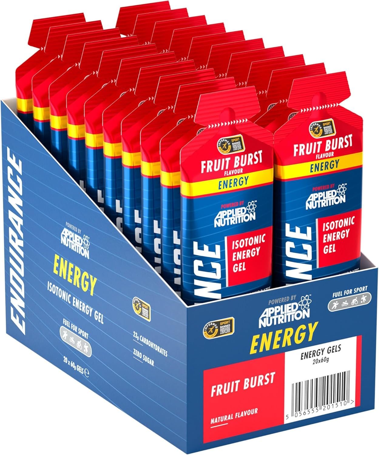 Applied Nutrition Endurance Velocity Energy Gel (20x60g) - Fruit Burst