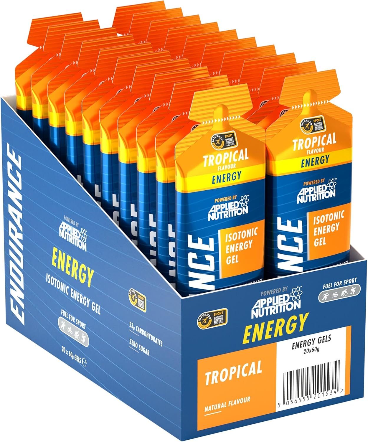 Applied Nutrition Endurance Velocity Energy Gel (20x60g) - Tropical