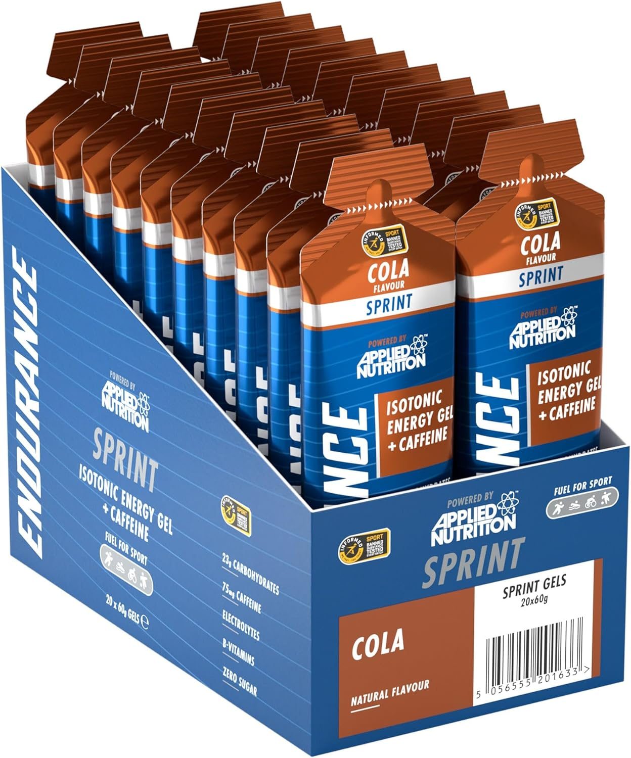 Applied Nutrition Endurance Velocity Sprint Gel (20x60g) - Cola