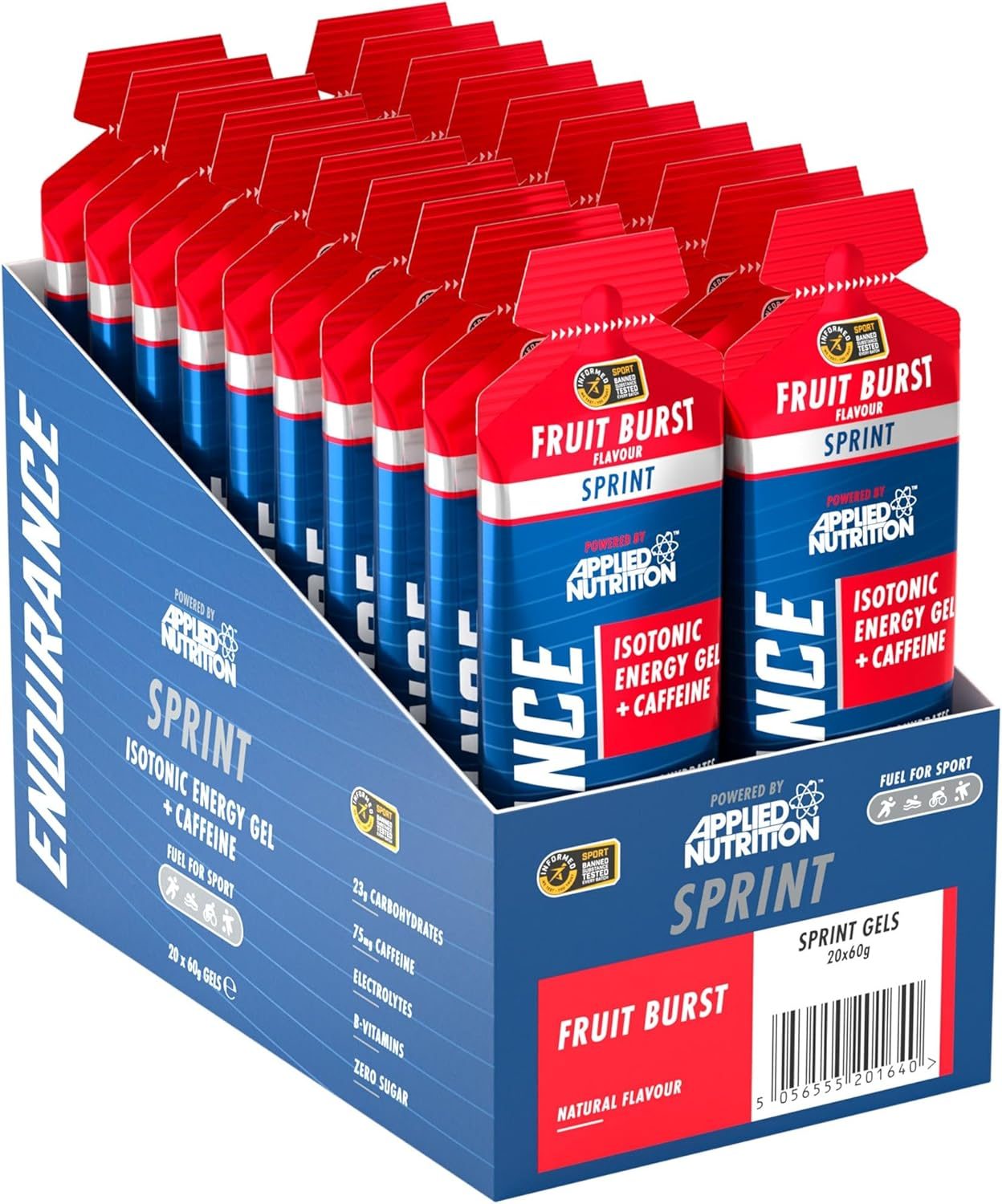 Applied Nutrition Endurance Velocity Sprint Gel (20x60g) - Fruit Burst
