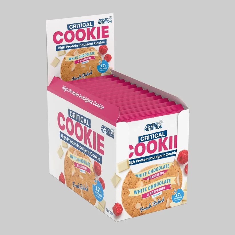 Applied Nutrition Critical Cookie (12x73g) - White Chocolate & Raspberry