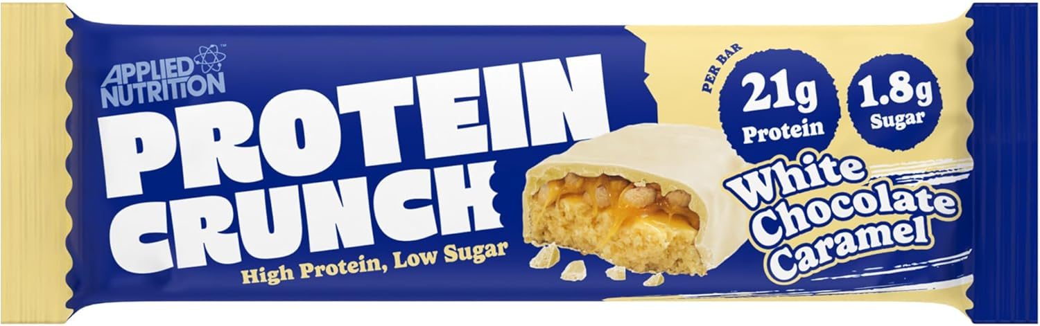 Applied Nutrition Protein Crunch Bar (12x62g) - White Chocolate Caramel — view 2