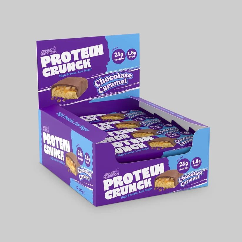 Applied Nutrition Protein Crunch Bar (12x62g) - Milk Chocolate Caramel