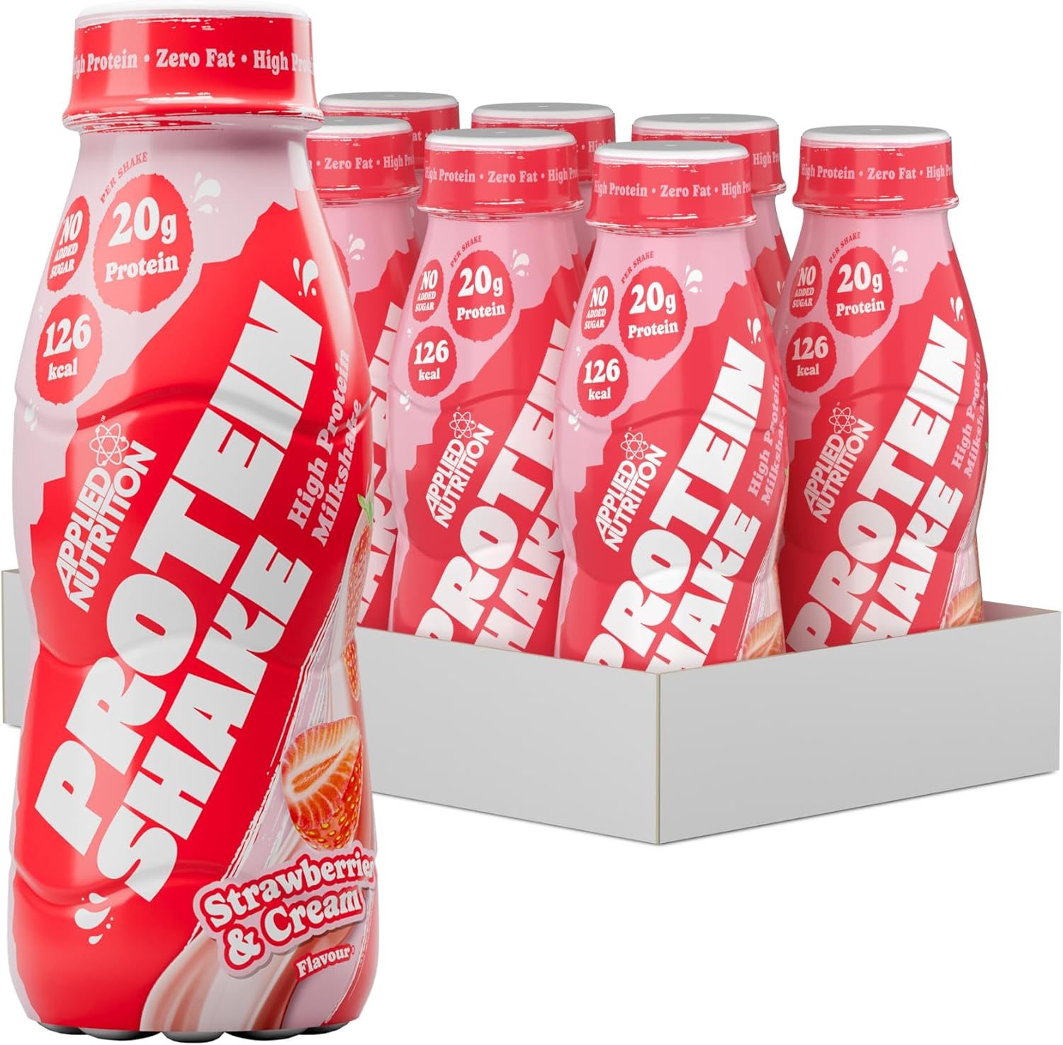 Applied Nutrition High Protein Shake - Strawberries and Cream 8x330ml
