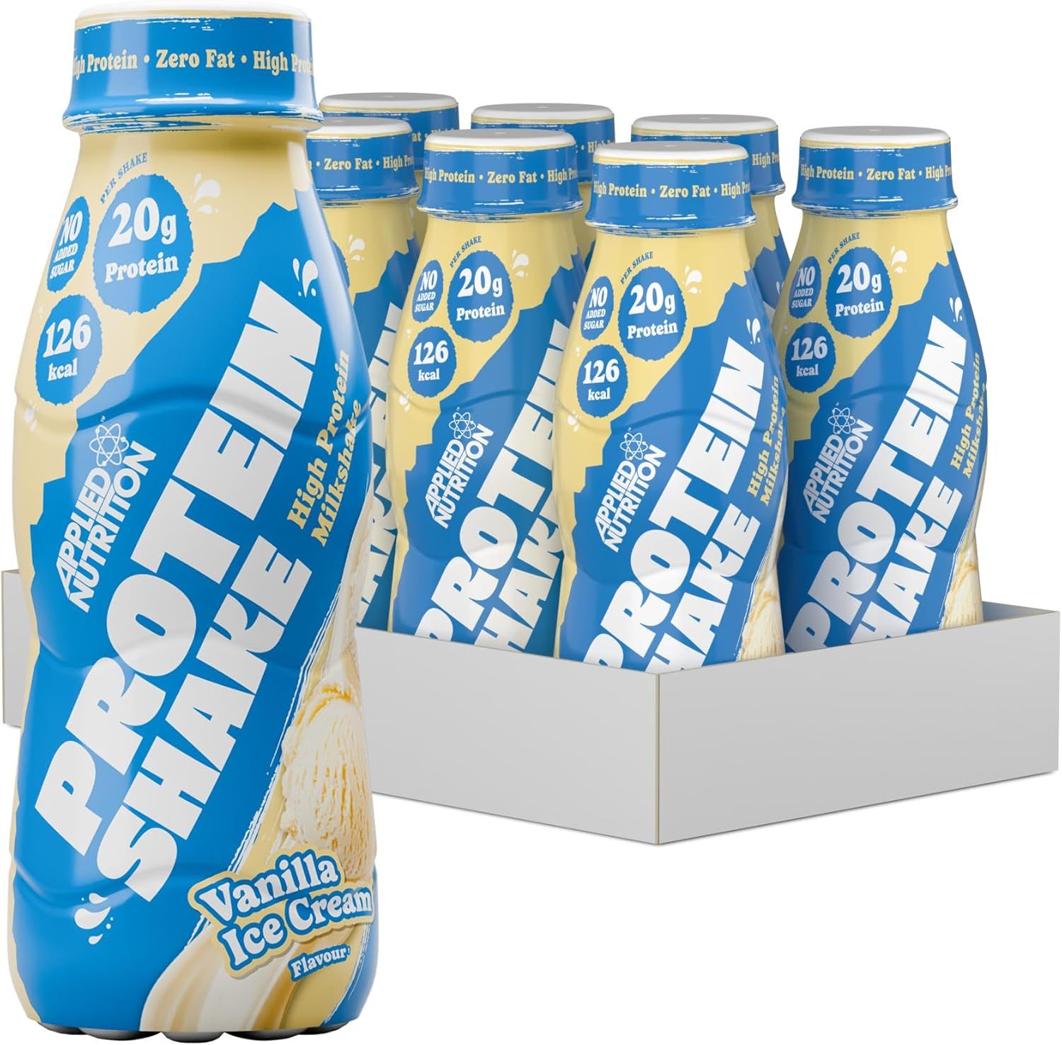 Applied Nutrition High Protein Shake - Vanilla Ice Cream 8x330ml