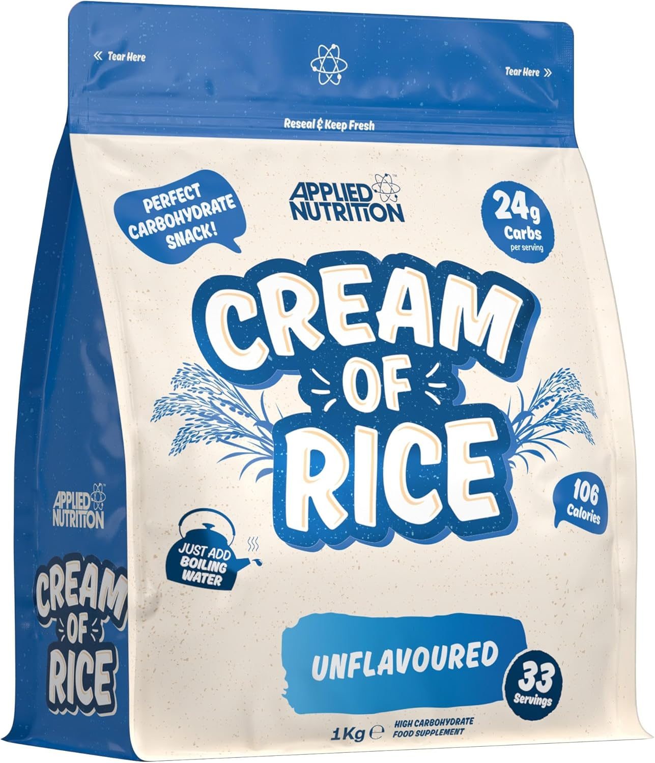 Applied Nutrition Cream Of Rice - Unflavoured 1kg