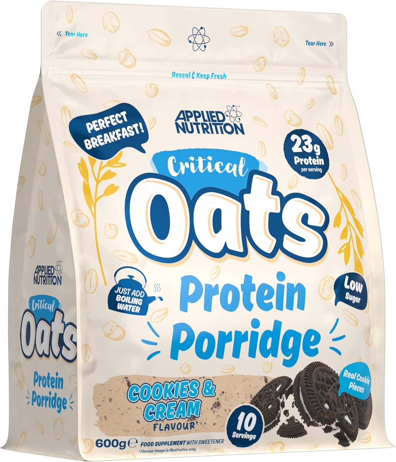 Applied Nutrition Critical Oats - Cookies & Cream 600g