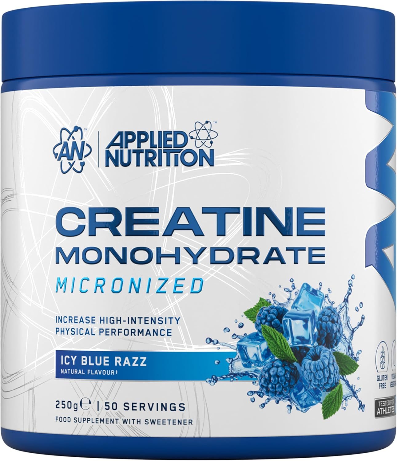 Applied Nutrition Creatine Monohydrate - Icy Blue Razz 250g