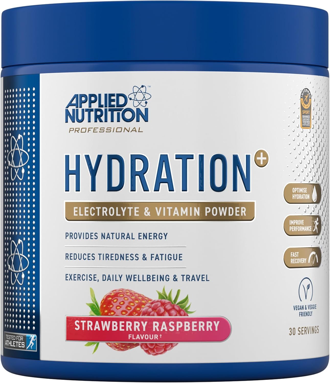 Applied Nutrition Hydration Powder (240g) - Strawberry & Raspberry