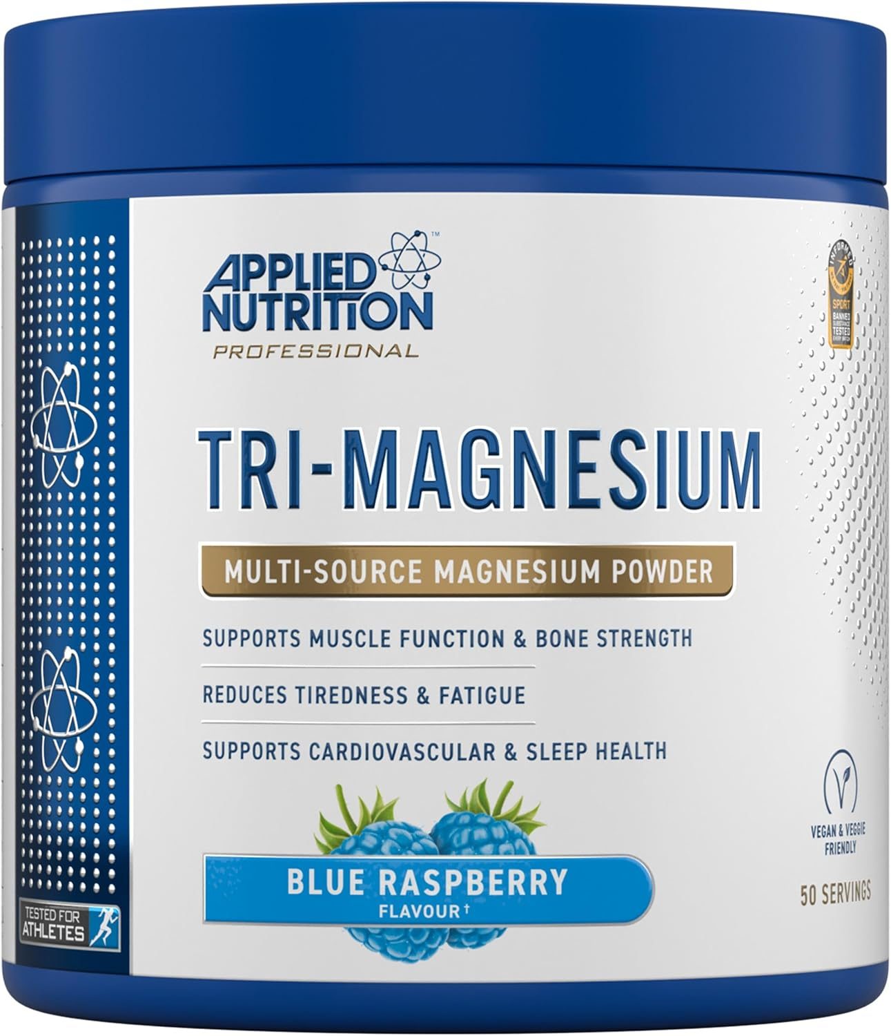 Applied Nutrition Tri Magnesium Powder (200g) - Blue Raspberry