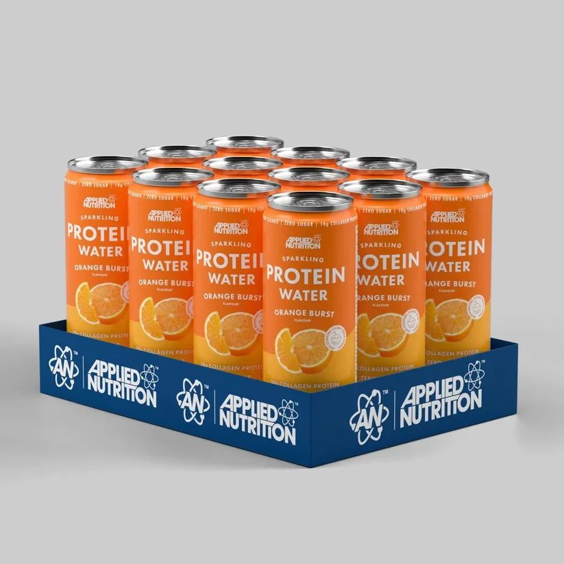 Applied Nutrition Sparkling Protein Water (12x330ml) - Orange Burst