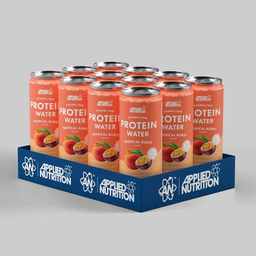 Applied Nutrition Sparkling Protein Water (12x330ml) - Tropical Burst
