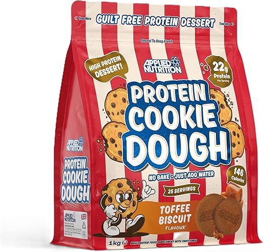 Applied Nutrition Protein Cookie Dough - Toffee Biscuit 1kg
