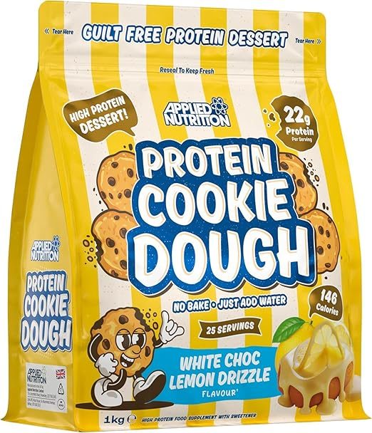 Applied Nutrition Protein Cookie Dough - White Choc Lemon Drizzle 1kg