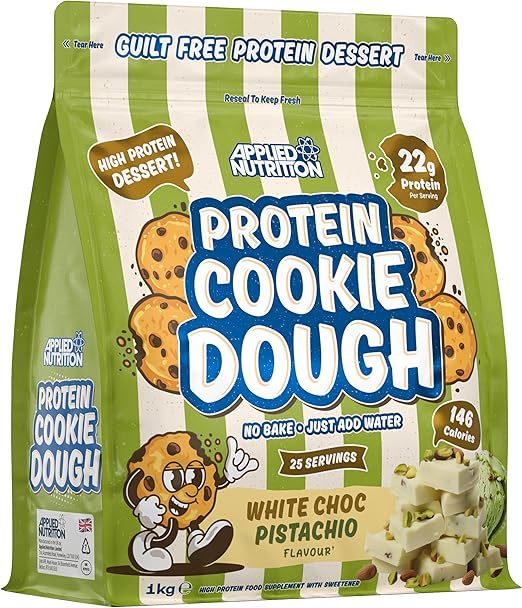 Applied Nutrition Protein Cookie Dough - White Choc Pistachio 1kg