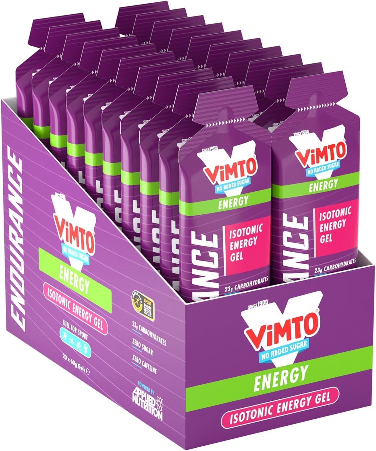 Applied Nutrition Endurance Energy Gel (20x60g) - Vimto