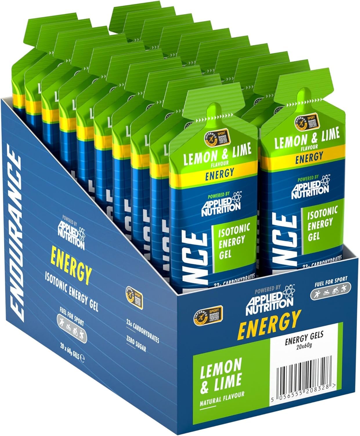 Applied Nutrition Endurance Energy Gel (20x60g) - Lemon & Lime