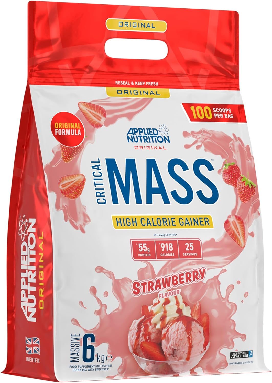 Applied Nutrition Critical Mass Original (6kg) - Strawberry