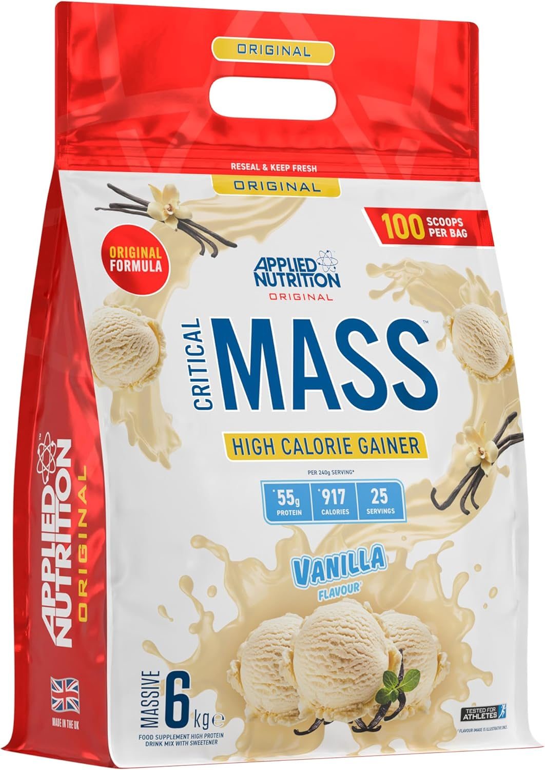 Applied Nutrition Critical Mass Original (6kg) - Vanilla