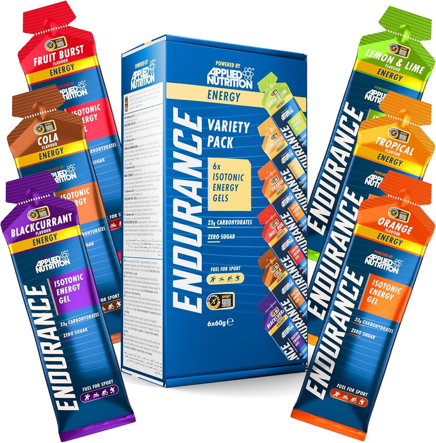 Applied Nutrition Endurance Energy Gel Pack (6x60g)