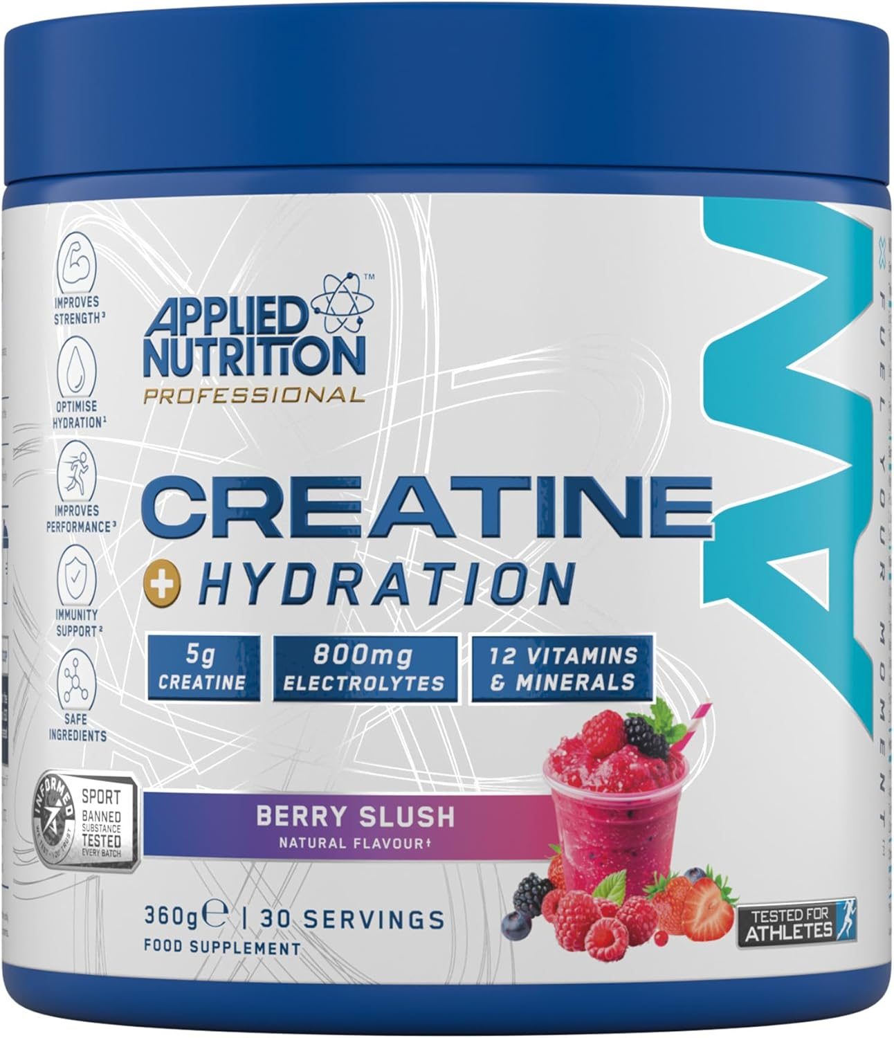 Applied Nutrition Creatine + Hydration - Berry Slush 360g