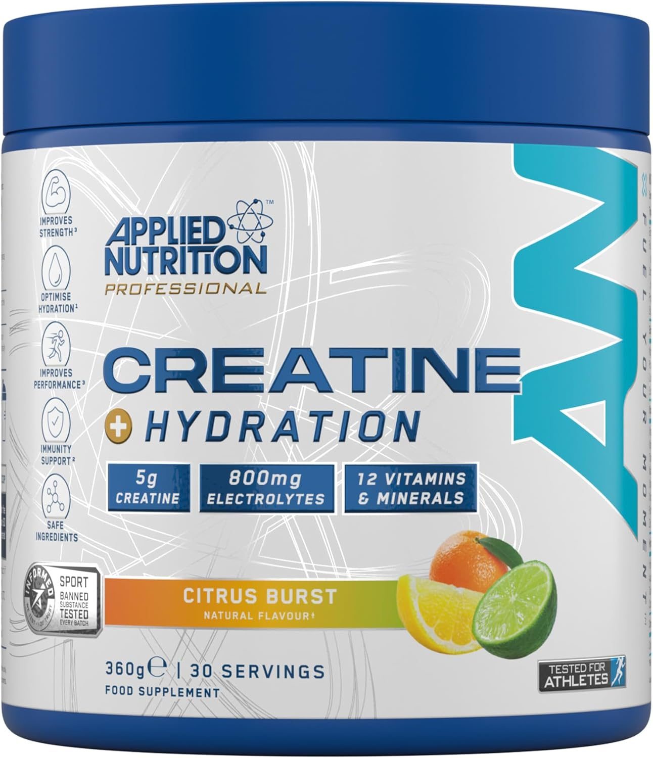 Applied Nutrition Creatine + Hydration - Citrus Burst 360g