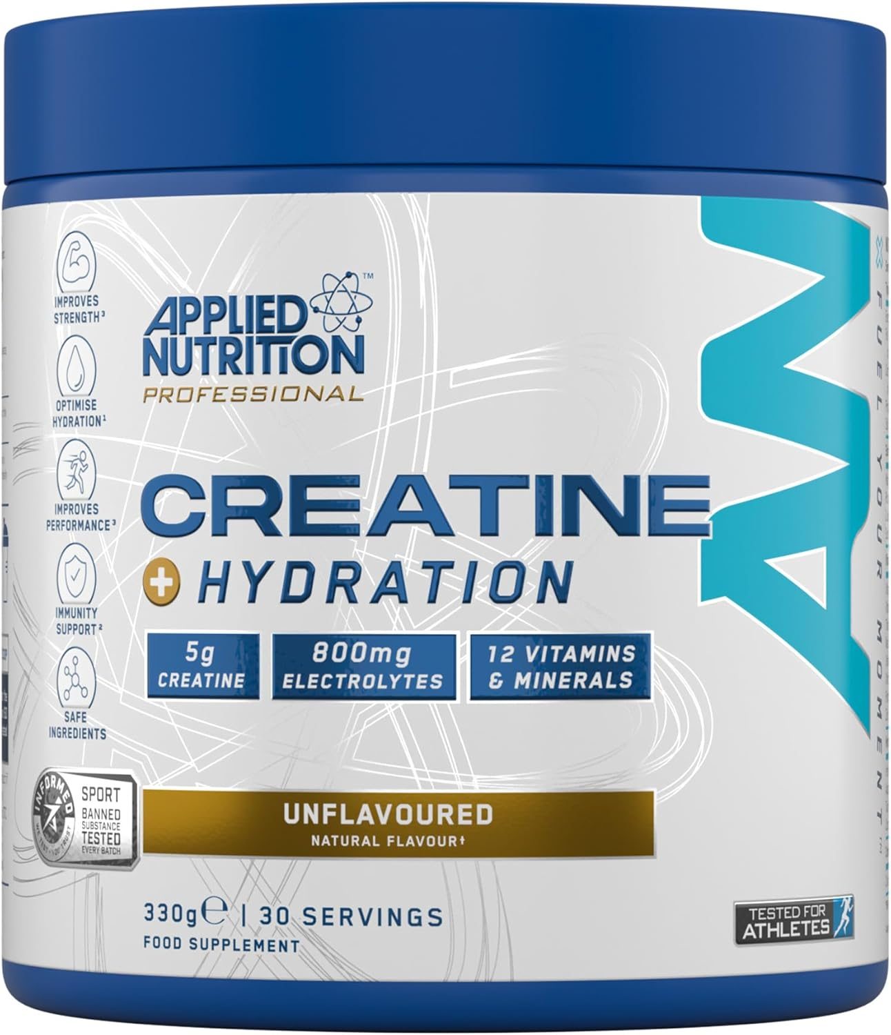 Applied Nutrition Creatine + Hydration - Unflavoured 330g