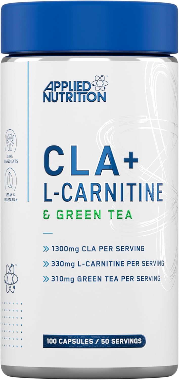 Applied Nutrition Cla + L Carnitine & Green Tea (100 Veg Caps)