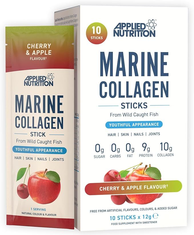 Applied Nutrition Marine Collagen Sticks (12x12g) - Cherry Apple