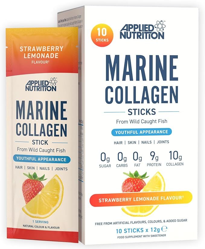 Applied Nutrition Marine Collagen Sticks (12x12g) - Strawberry Lemonade