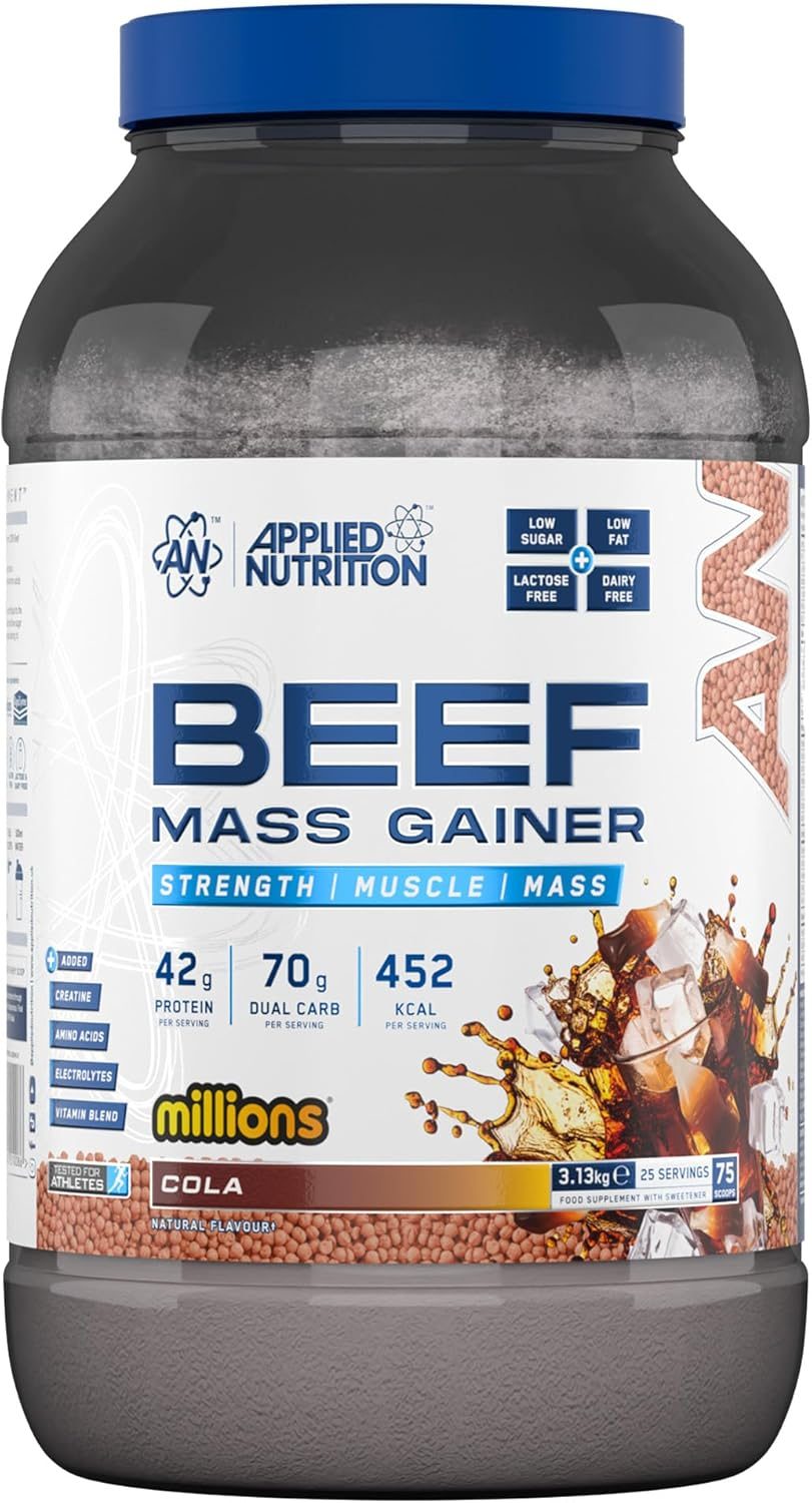 Applied Nutrition Beef Mass Gainer (3.13kg) - Cola Millions