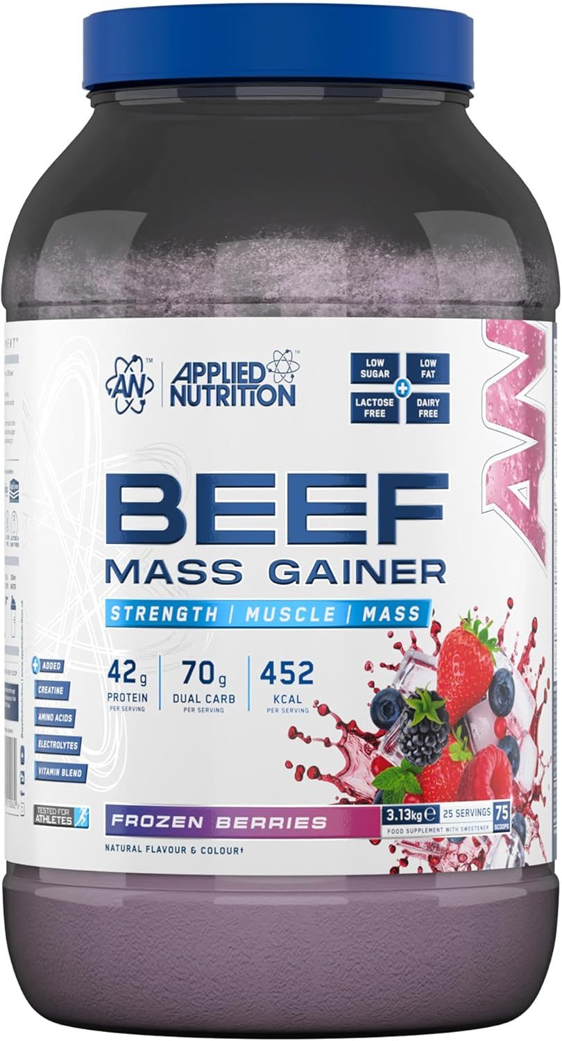 Applied Nutrition Beef Mass Gainer (3.13kg) - Frozen Berries