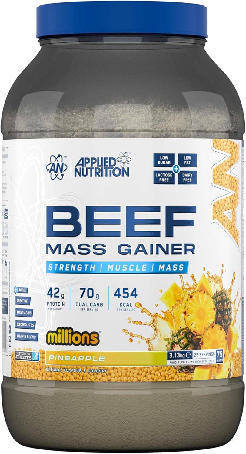 Applied Nutrition Beef Mass Gainer (3.13kg) - Pineapple Millions