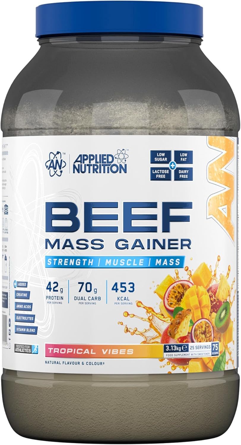 Applied Nutrition Beef Mass Gainer (3.13kg) - Tropical Vibes