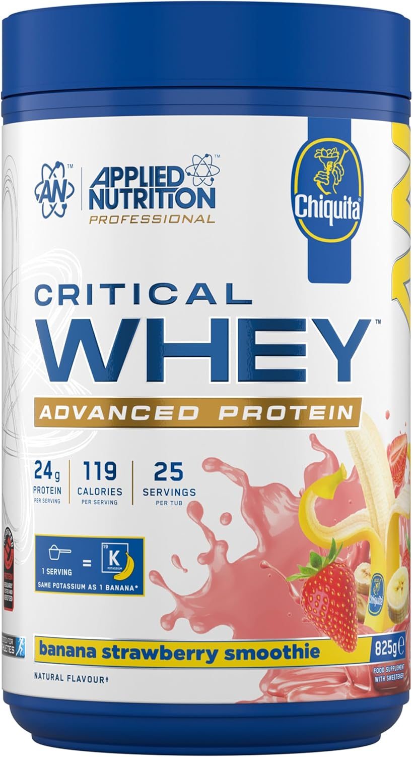 Applied Nutrition Critical Whey - Chiquita Banana & Strawberry 825g
