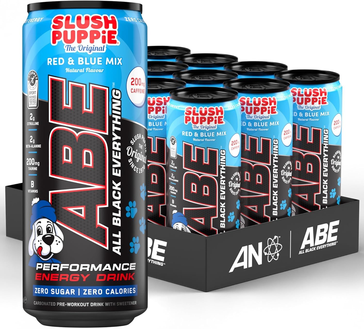 Applied Nutrition Abe Carbonated Can (12x330ml) - Slush Puppie