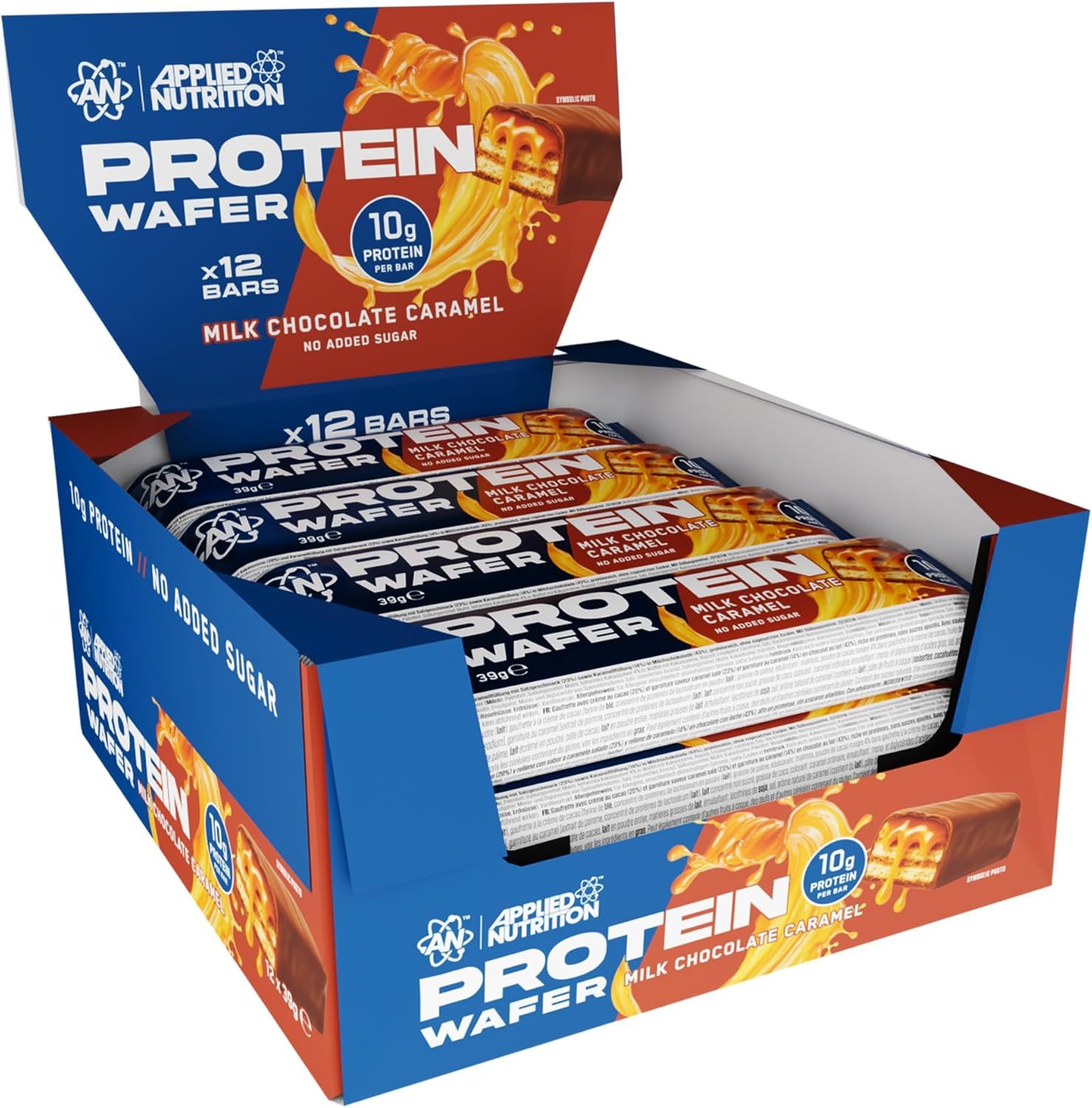 Applied Nutrition Protein Wafer (12x39g) - Chocolate Caramel