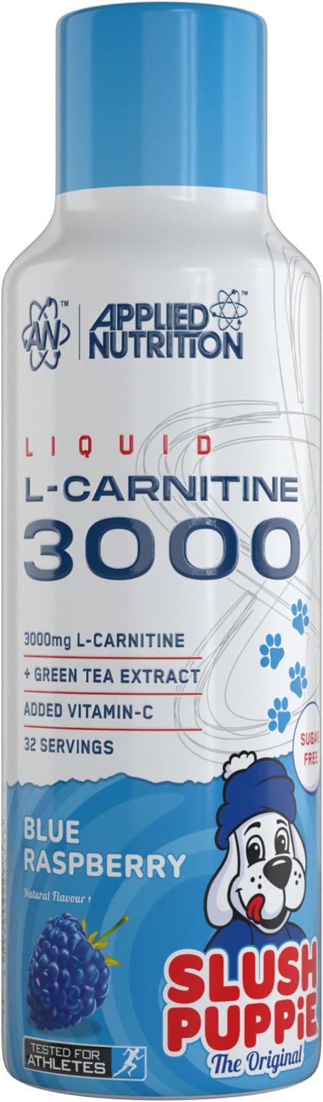 Applied Nutrition L Carnitine 3000 (480ml) - Blue Raspberry Slush Puppie
