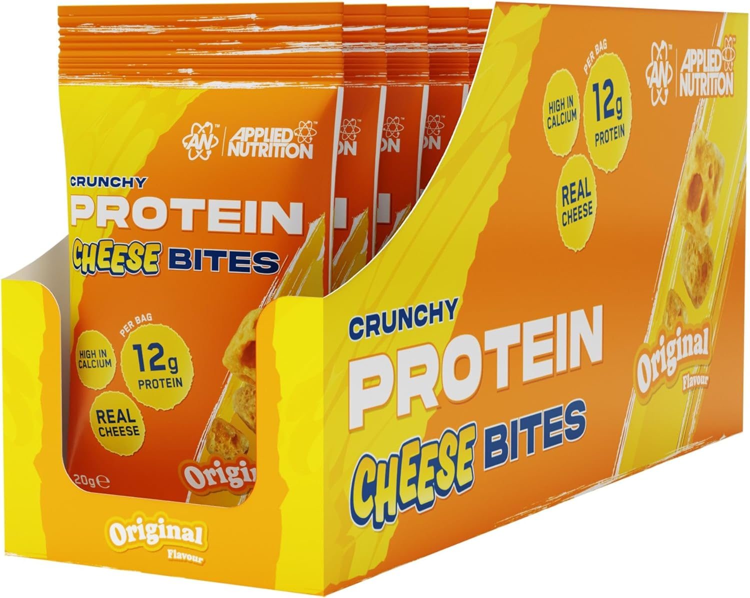 Applied Nutrition Protein Cheese Bites (10x20g) - Original Cheddar